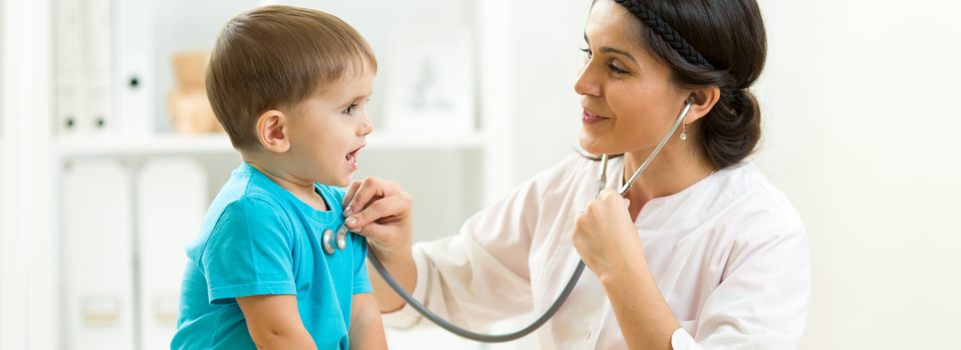 woman using stethoscope